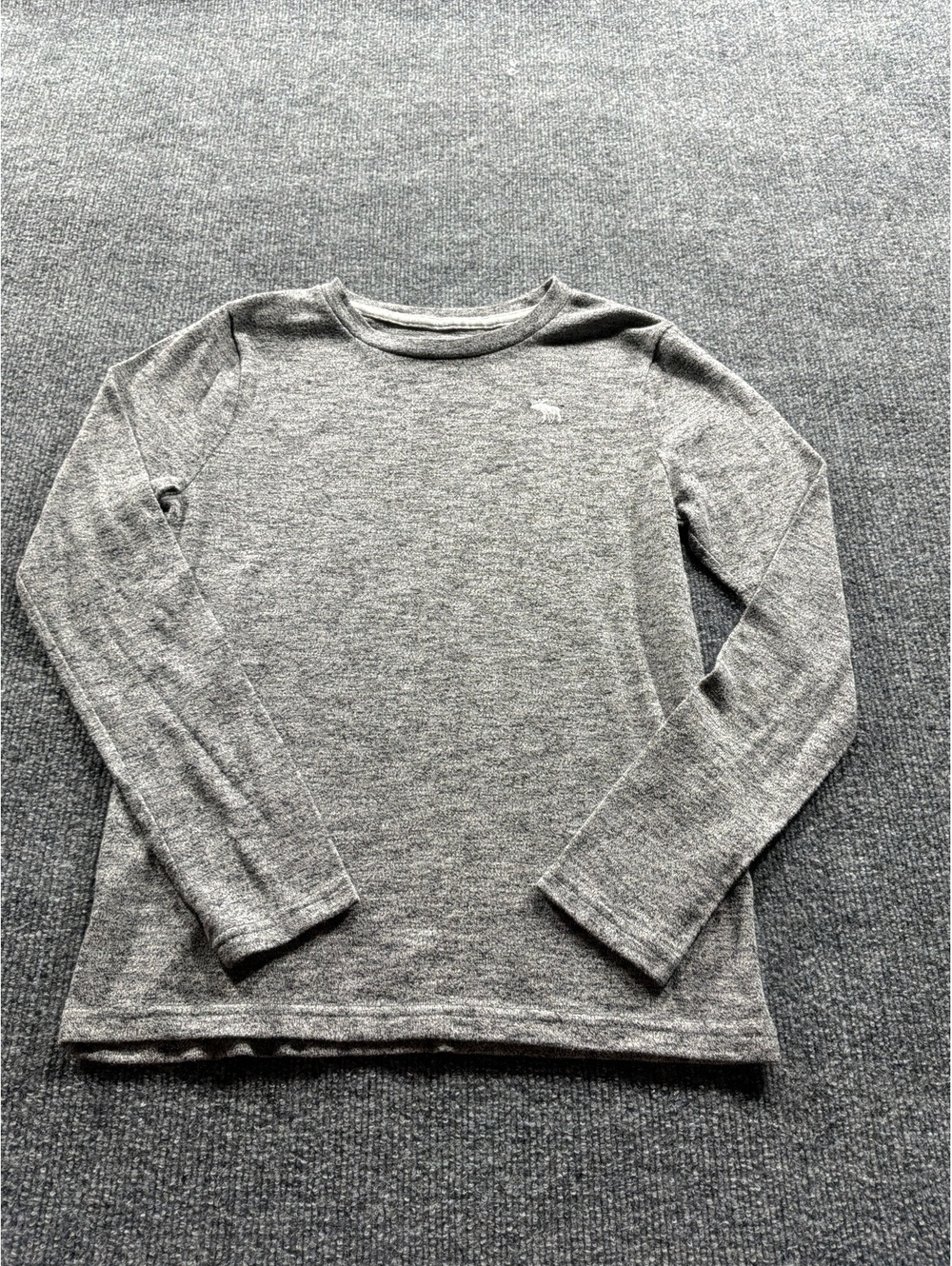 Abercrombie Kids Gray Long Sleeve Crew Neck Shirt Size 11/12